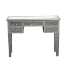 GAOMON Mirrored Desk Vanity Table With 5 Drawers For Home Bedroom Storage