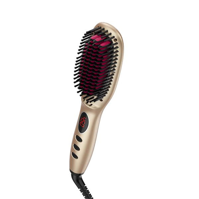 RONSHIN Rapid Heating Hair Straightener Brush Ceramic Heated Electric Comb