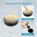 GAOMON Classical Bathroom Faucets for Sink 2 Holes 3 Holes Brushed Gold