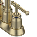 GAOMON Classical Bathroom Faucets for Sink 2 Holes 3 Holes Brushed Gold