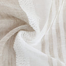 GAOMON 52"W Sheer Curtains for Living Room Bedroom Beige 52"W x54"L