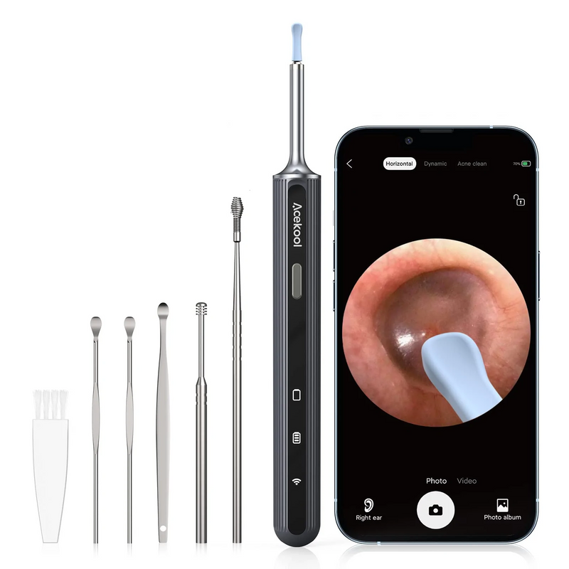 ACEKOOL Ear Wax Removal EV1 with 1080P HD Ear Camera Ear Cleaner