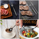 GAOMON 20 Piece Stainless Steel Kitchen Flatware Set - Black