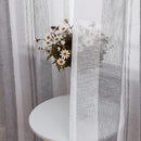 GAOMON 52 inches W Sheer Curtains for Living Room Bedroom Dark Grey 52 inches W x95 inches L