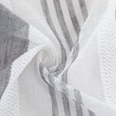 GAOMON 52 inches W Sheer Curtains for Living Room Bedroom Dark Grey 52 inches W x95 inches L