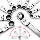 GAOMON 14-Piece Flex-Head Ratcheting Wrench Set