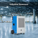 GAOMON 220 Pints Commercial Dehumidifier Portable Industrial Dehumidifier For Home Basement Garages Job Site