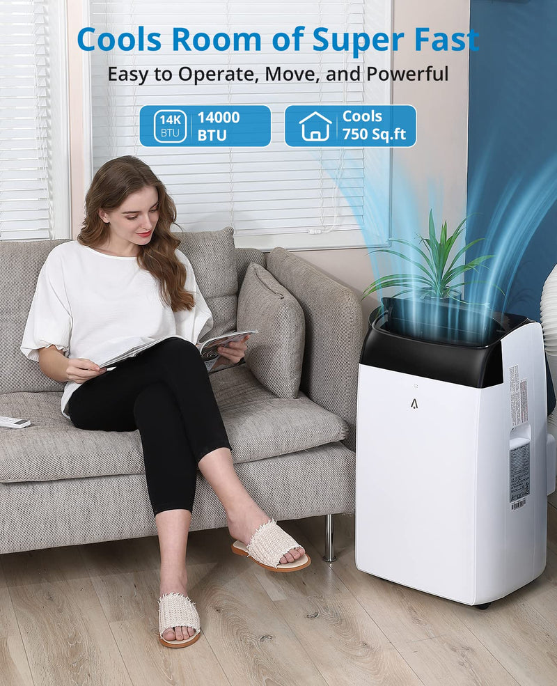 GARVEE Portable Air Conditioner 14000 BTU Air Conditioners 3 IN 1 Quiet AC Unit