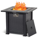 GAOMON 28 Inch Propane Fire Pit Table 50000BTU Rectangle Fire Table With Cover