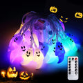 CYNDIE 20 LEDs Halloween Ghost String Lights 11.8ft