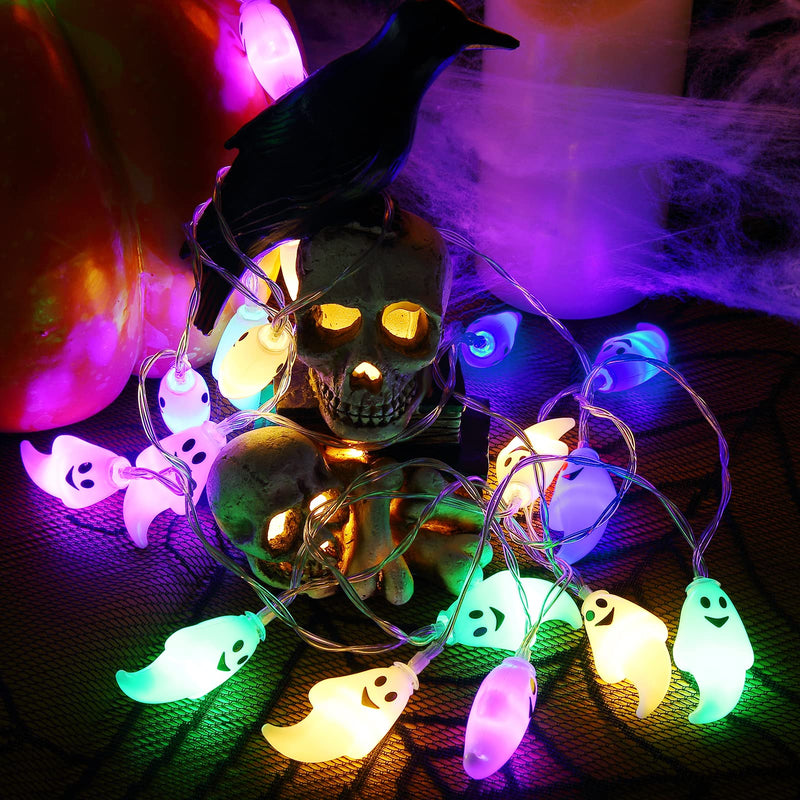WHIZMAX 20 LEDs Halloween Ghost String Lights 11.8ft
