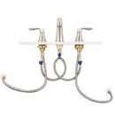 GAOMON Bathroom Faucet 8 Inch Bathroom Faucets for Sink 3 Hole Widespread Brushed Nickel Bathroom Faucet