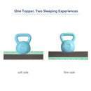 GAOMON Mattress Topper Queen Medium Firm Memory Foam Mattress Topper 4-Inch Dual Layer Bed Topper