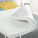 GAOMON Mattress Topper Twin 2 Inch Green Tea Egg Crate Memory Foam Mattress Topper