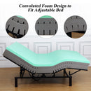 GAOMON 8-Inch Twin Size Mattress Dual Layers Memory Foam Mattress Convoluted Foam Mattress