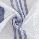 GAOMON 52 inches W Sheer Curtains for Living Room Bedroom Navy Blue 52 inches W x63 inches L