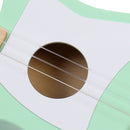 GAOMON 3 String Mini Acoustic Guitar Basswood Body Fully-Enclosed Tuners Small Guitar