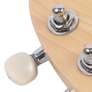 GAOMON 3 String Mini Acoustic Guitar Basswood Body Fully-Enclosed Tuners Small Guitar