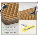GAOMON Double Layers Cat Litter Mat with Mili Shape Kitty Litter Trapping Mat Training Pee Pads