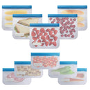 GAOMON 10PCS Food Storage Bags Reusable Leakproof Ziplock Sandwich Bag