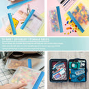 GAOMON 10PCS Food Storage Bags Reusable Leakproof Ziplock Sandwich Bag