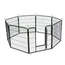 GAOMON 8 Panel 31.5 inches Foldable Pet Playpen Heavy Duty Metal Exercise Fence