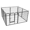GAOMON 8 Panel 31.5 inches Foldable Pet Playpen Heavy Duty Metal Exercise Fence