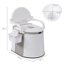GAOMON Outdoor Portable Toilet With Carton/slip Strip Travel Toilet