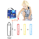 GAOMON 20pcs Sidewalk Chalk 15 Colors Dust-free