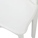 GAOMON Children Dressing Table 3-sided Foldable Mirror Dressing Table + Chair White