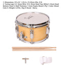 GAOMON Snare Drum 10x6 inches Poplar Wood Drum with Drumstick
