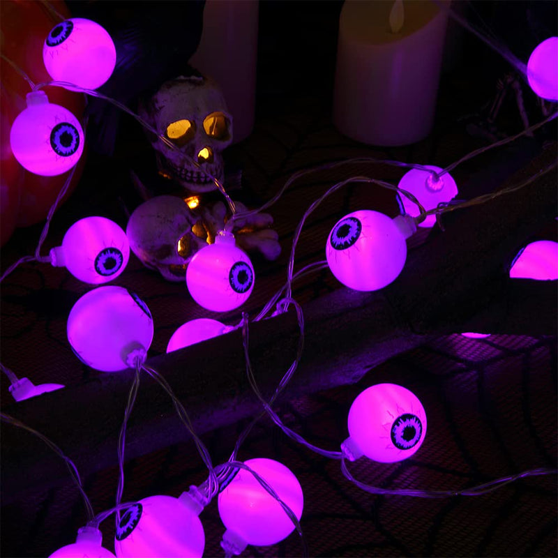 CYNDIE Halloween Eyeball String Lights with 30 LED