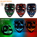 GAOMON 3 Pack Led Light Up Masks Scary Masks for Halloween
