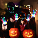 GAOMON 6PACK Halloween Purge Mask LED Gloves Set