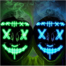 GAOMON Halloween 2pcs LED Mask Light Up Scary Mask