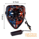 GAOMON 6PACK Halloween Purge Mask LED Gloves Set