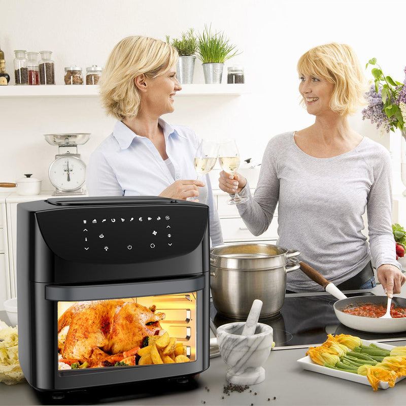 19QT Countertop Convection Toaster Oven Air Fryer Combo Rotisserie