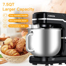 GAOMON Mixer MC1 1400W 7.5QT 10 Speeds Tilt-Head Stand Mixer Black EU Plug