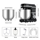 GAOMON Mixer MC1 1400W 7.5QT 10 Speeds Tilt-Head Stand Mixer Black UK Plug