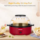 GAOMON BM-01 Popcorn Popper Maker Multifunctional Machine - Red