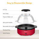 GAOMON BM-01 Popcorn Popper Maker Multifunctional Machine - Red