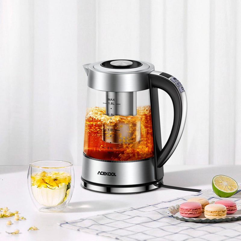 Tower Rapid Boil Glass Kettle 1.7L - Home Store + More