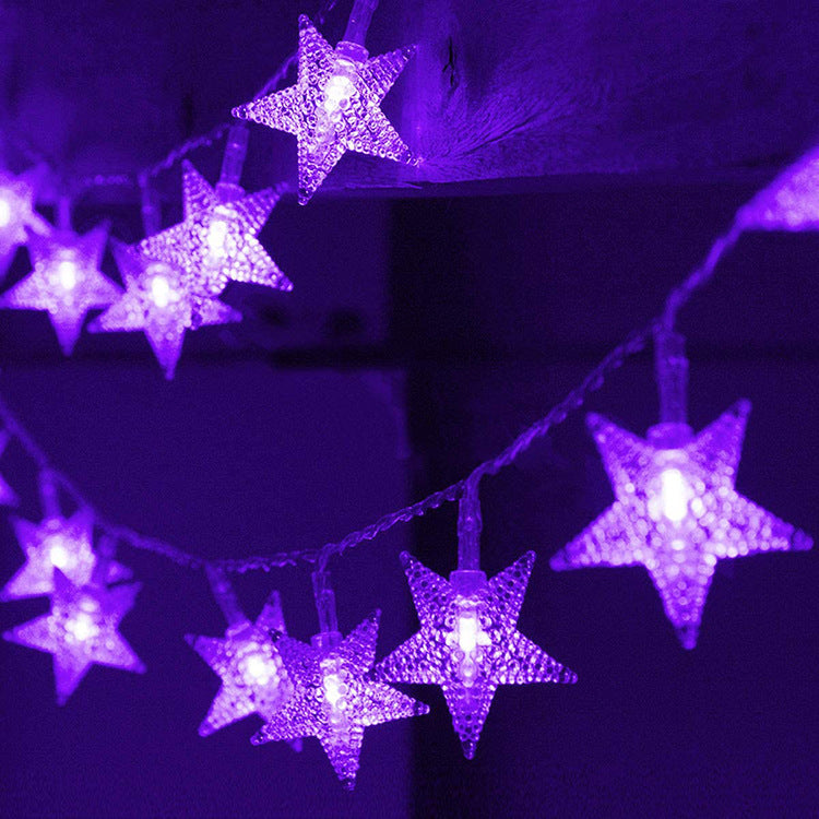 CYNDIE LED Solar String Light Purple Milky White Ghost Light for Hallo