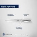 GAOMON 17 Pcs Professional High Carbon Stainless Steel Chef Kitchen Knife Set