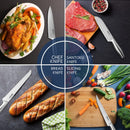 GAOMON 17 Pcs Professional High Carbon Stainless Steel Chef Kitchen Knife Set