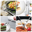 GAOMON 20 Piece S592 Stainless Steel Kitchen Flatware Set - Silver