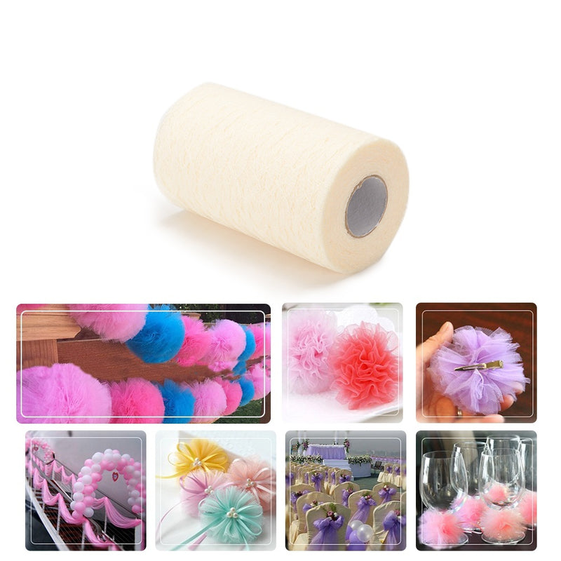 RONSHIN Wedding Tulle Bolt Roll Spool for Wedding Party Decoration