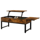 GAOMON Lift Top Coffee Table with Hidden Storage - Grey