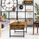 GAOMON Lift Top Coffee Table with Hidden Storage - Vintage