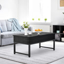 GAOMON Lift Top Coffee Table with Hidden Storage - Black